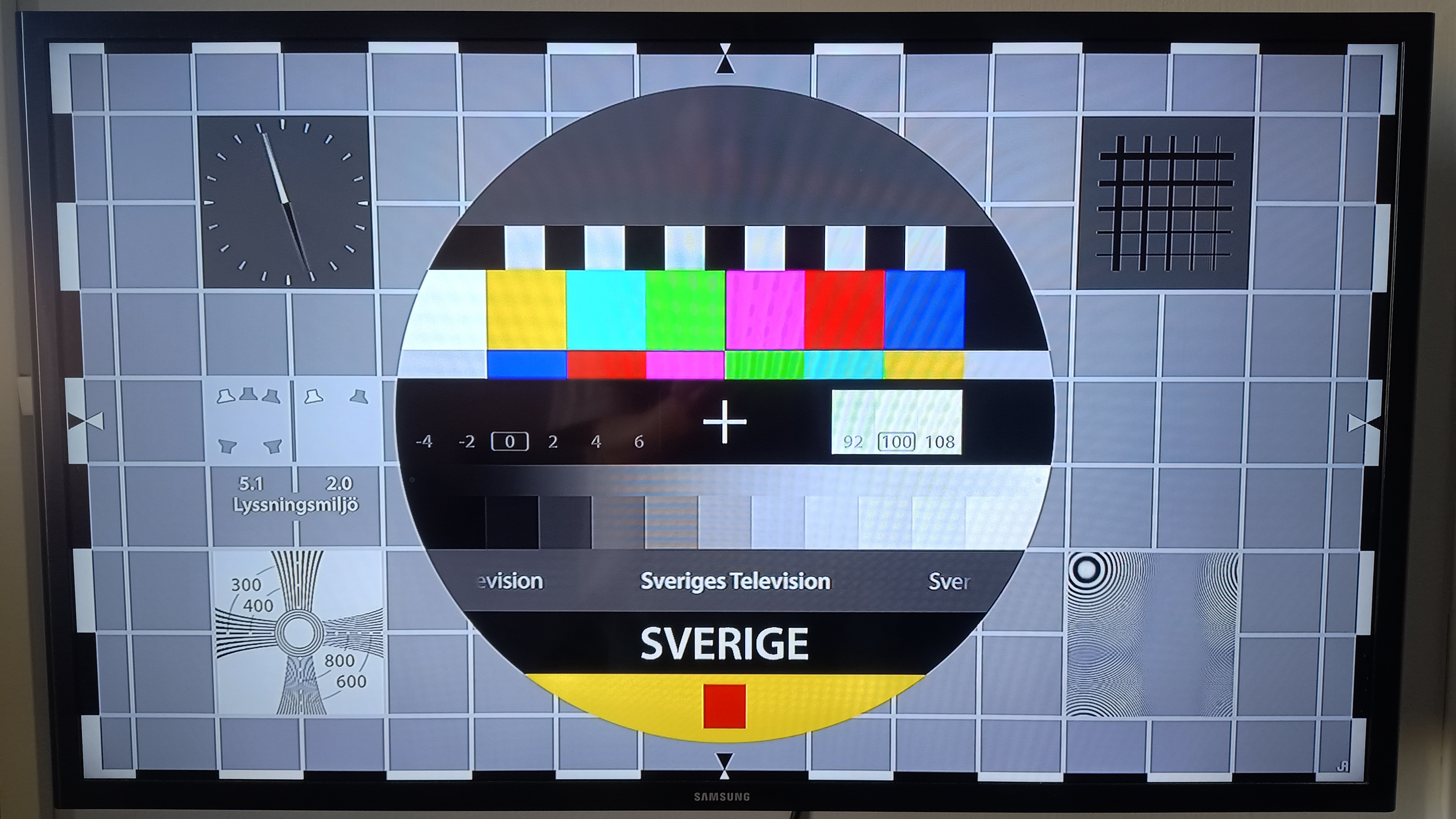 SVT testbild i modernt utförande