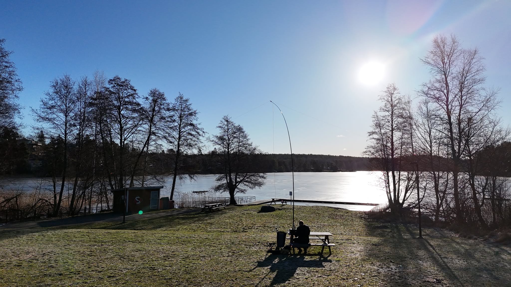 SK0AR med SA0BMC/Johan bakom mikrofonen i AM-testen