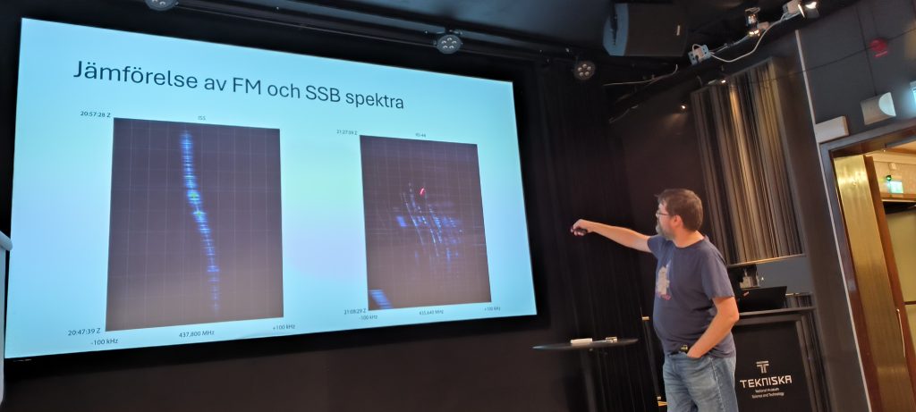 SA5JUS föredrag om satellitkommunikation